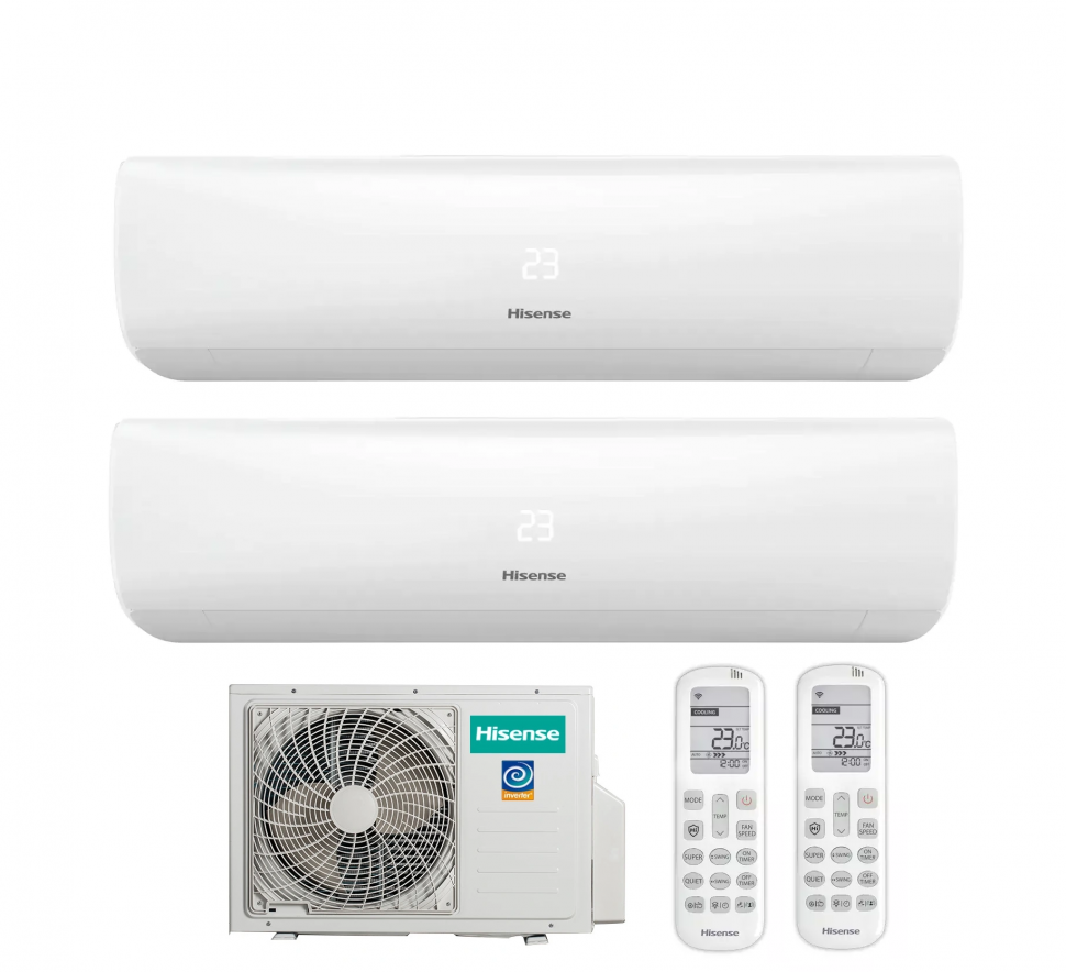 Мультисплит-система Hisense AMW2-18U4RXC + AMS-09UW4RMRKB00 + AMS-12UW4RXRKB00